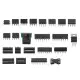 150pcs/23 Kind of IC Chip Types Operational Amplifier Vibrator