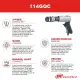 Ingersoll Rand 114GQC Air Hammer - 3 PC Chisel Set with Tapered