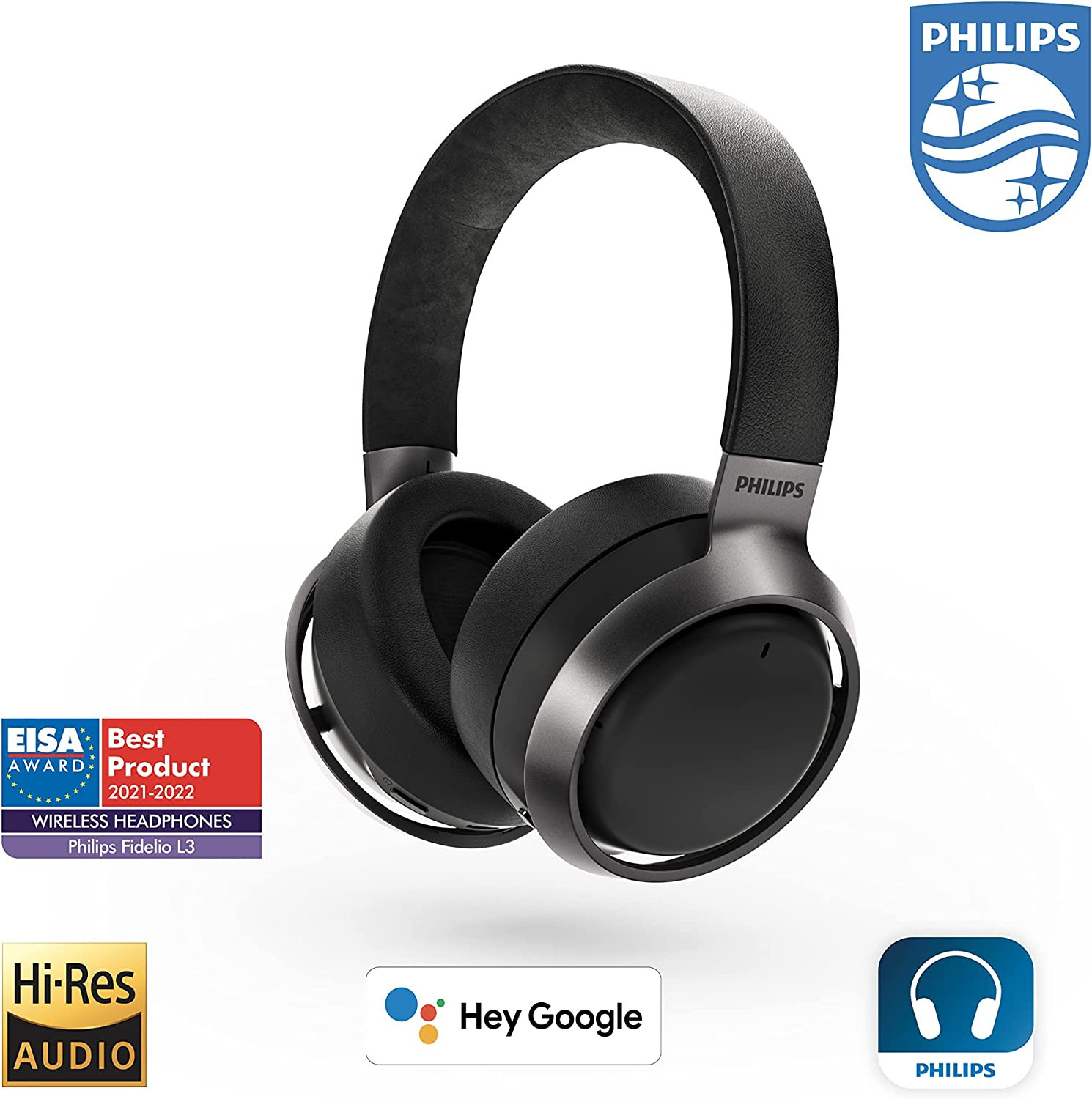 Philips Fidelio L3 Flagship Over-Ear Wireless Headphones with