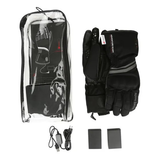 Genuine Royal Enfield HEATED GLOVES - BLACK