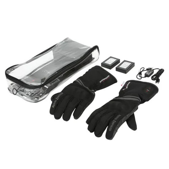 Genuine Royal Enfield HEATED GLOVES - BLACK