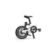 Qubit X1 Plus Folding Electric Bike - Pearl White