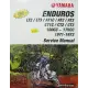 Genuine Yamaha Service Manual for Yamaha Enduros