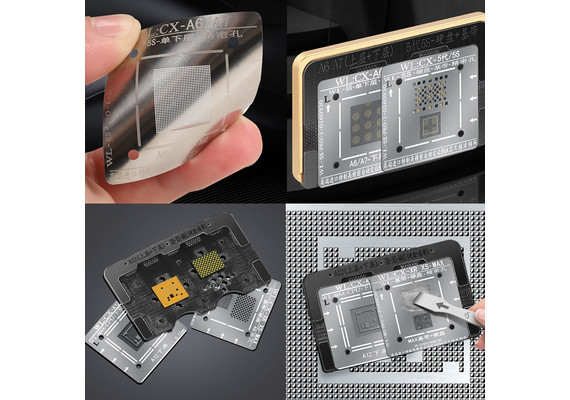WL 2 in1 CPU NAND BGA Reballing Stencil Platfrom for iPhone 6