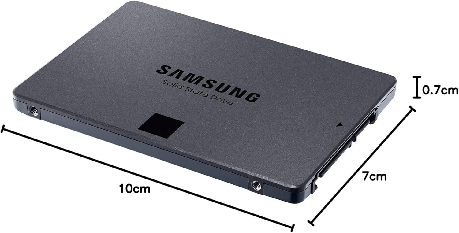 Samsung 870 QVO 4 TB SATA 2.5 Inch Internal Solid State Drive SSD MZ-77Q4T0B