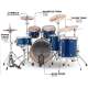 Ludwig Evolution Maple 6-Piece Shell Pack Transparent Blue