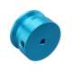 Chihai 3/4/6mm CNC Aluminum Timing Belt Pulley V-Type Pulley 1m
