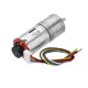 Machifit 25GA370 DC 12V Micro Gear Reduction Encoder Motor with