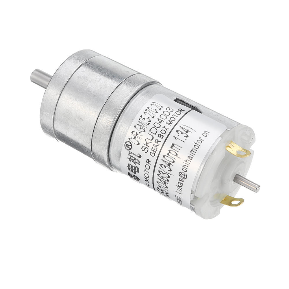 Chihai DC 7.4V 340rpm 550rpm Reduction Motor DC Geared Motor