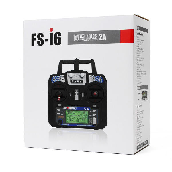 FlySky FS-i6 2.4G 6CH AFHDS RC Radion Transmitter With FS-iA6B