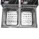 Zimtown 12L Commercial Electric Countertop Stainless Steel Deep