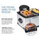 Elite Platinum 4-Quart Deep Fryer, Stainless Steel