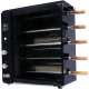 Brazilian Flame Gas Rotisserie Grill with 5 Skewers and Upper