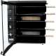 Brazilian Flame Gas Rotisserie Grill with 5 Skewers and Upper