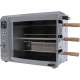 Brazilian Flame Gas Rotisserie Grill with 3 Skewers and Upper