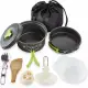Camping Cookware Mess Kit Backpacking Gear & Hiking Outdoors