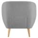 DukeLiving Nelly Upholstered Armchair (Light Grey)