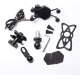 Motorcycle Phone Holder Fork Stem Mount Bracket with USB Charger