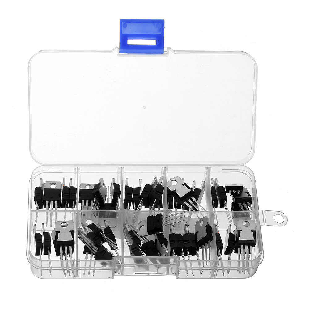 Aemedy® 50Pcs 10value LM317T L7805 L7806 L7808 L7809 L7810